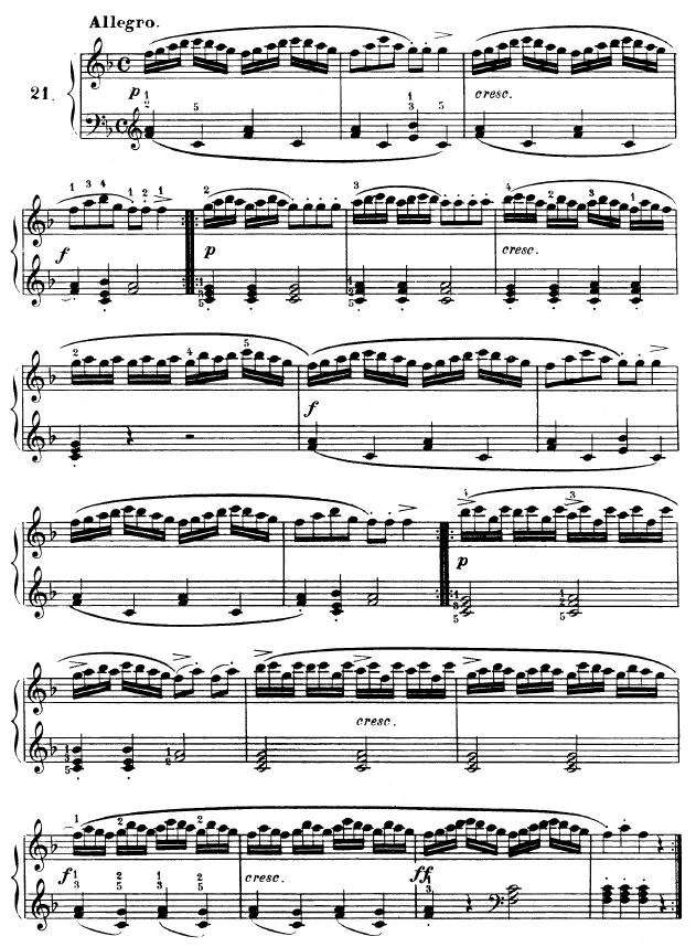 车尔尼76条钢琴视频(车尔尼76条钢琴视频慢动作)